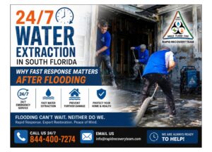 24/7 Water Extraction in South Florida: Why Fast Response Matters After Flooding