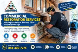 Commercial Restoration Services- Helping Businesses Recover After Property Damage